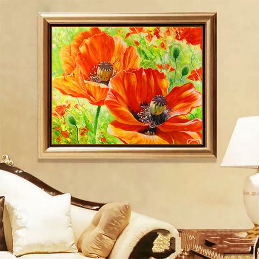 Hand-Painted Flower Home Decoration