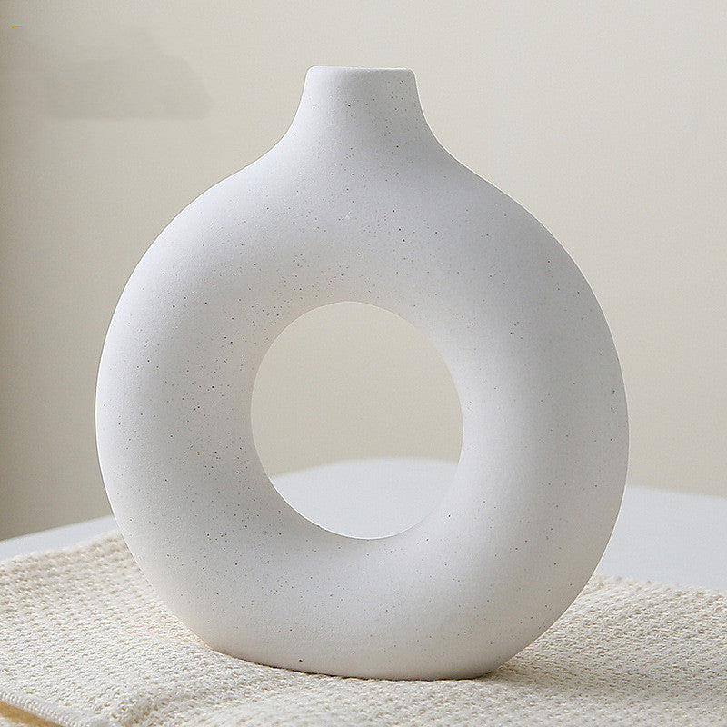 Ceramic Biscuit Burner Vase