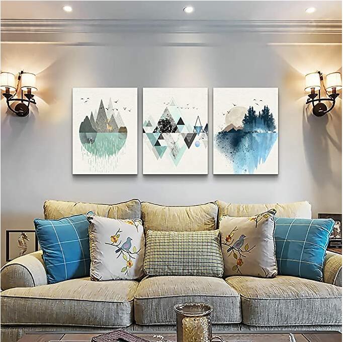Abstract Living Room Decoration